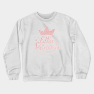 pink sparkles Princess for girls kids and adults Crewneck Sweatshirt